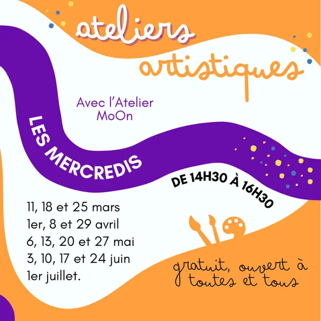 Ateliers artistiques de rue pour les enfants et les familles, avec l'Atelier MoOn !_1