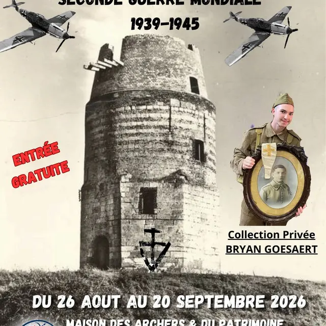 2026-08-26 exposition Bryan Goesaert 2nde Guerre Mondiale