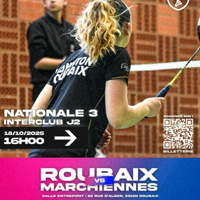 NATIONALE 3 - J2 - ROUBAIX reçoit MARCHIENNES_1