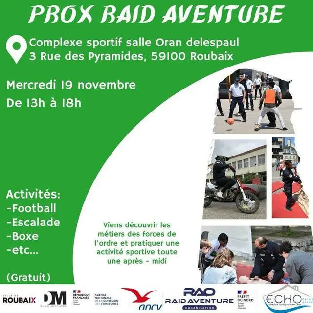 Prox Raid Aventure x Mercredi 19 Novembre 2025 x Complexe sportif Oran Delespaul, Roubaix_1