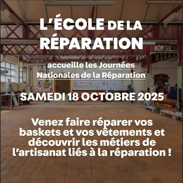 Portes Ouvertes de L'école de la Réparation (Journées Nationales de la Réparation)_1