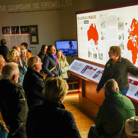 Visite guidée de l'exposition permanente du Musée de la Bataille de Fromelles_1