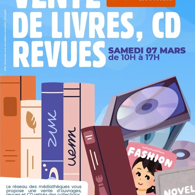 Vente de Livres; CD, Revues_1