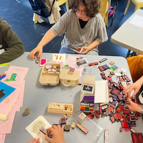 Atelier d’arts graphiques au Grand Bleu !_1