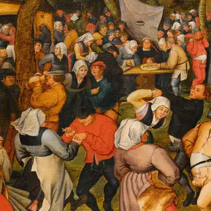 Atelier en famille proposé par le Palais des Beaux-Arts à la médiathèque - Création d'un décor festif  pour l'exposition 