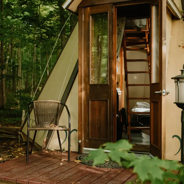 Tipi en forêt
