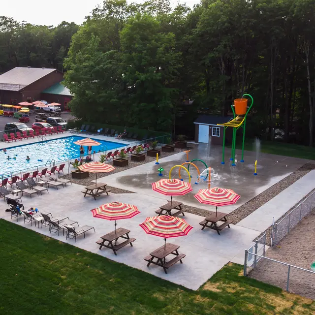 Piscine et jeux d'eau