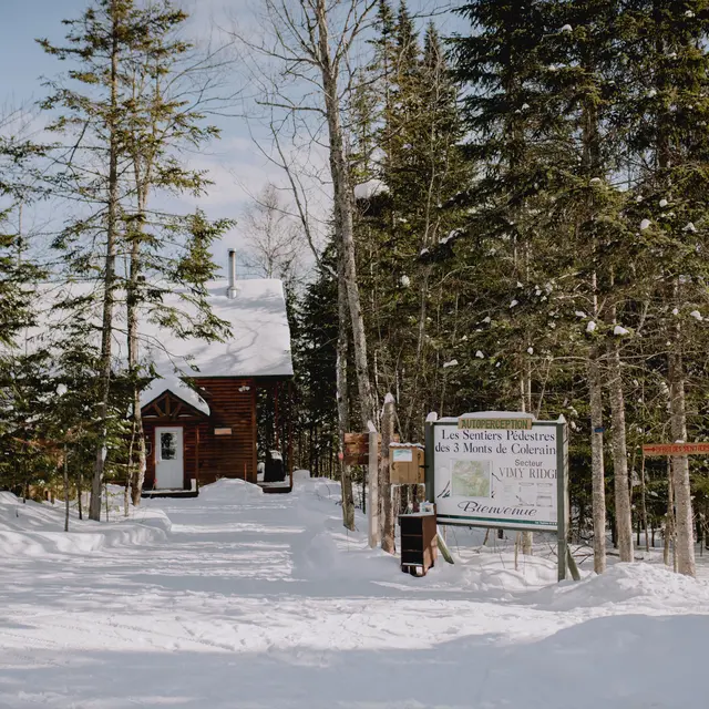 Devanture chalet