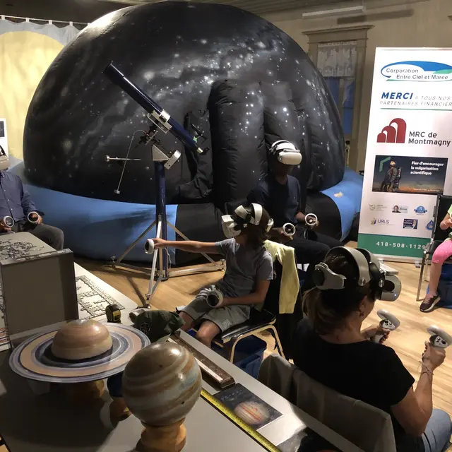 Ateliers ludiques - planétarium gonflable