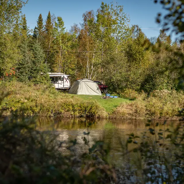 Camping en tente