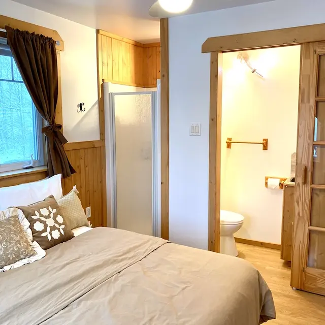 Chambre vue forêt