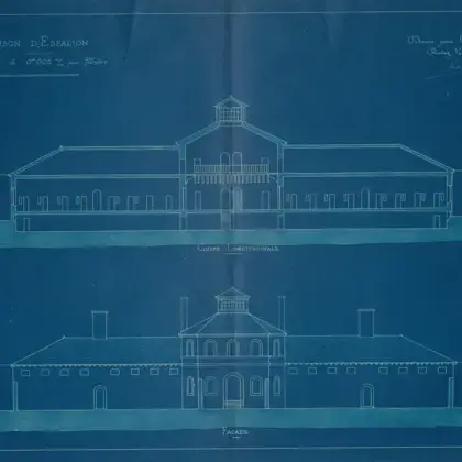 Plan ancienne prison d'Espalion