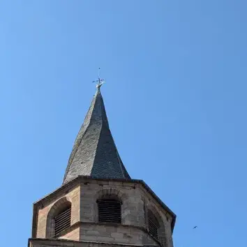 Clocher de l'église de Saint-Côme d'Olt