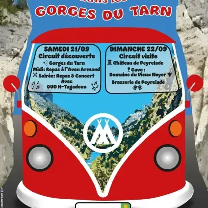 Tous en van dans les gorges du tarn