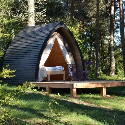 ECO-CAMPING DU LARZAC, Hutte Duo