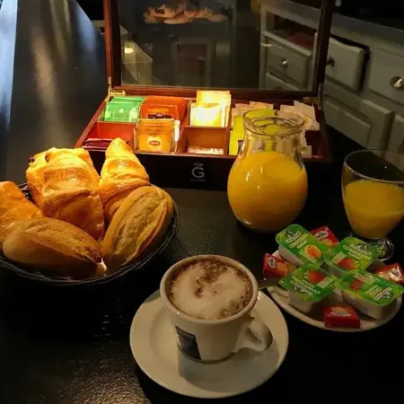 Petit déjeuner à l'Hôtel Le Patio