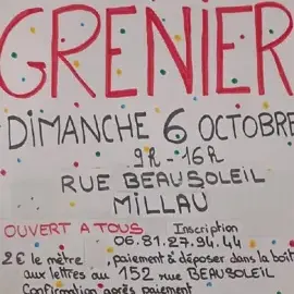 Vide grenier rue Beau Soleil