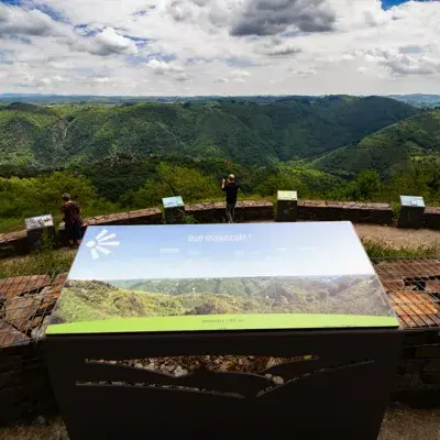 Panorama depuis le Belvédère de Rouens à Saint Hippolyte