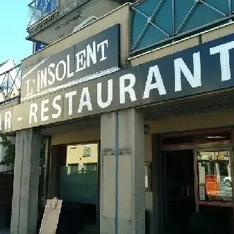 Façade du bar restaurant l'Insolent