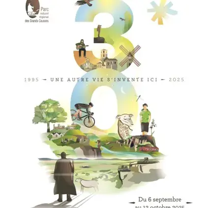 Affiches 30 ans du Parc naturel régional des Grands Causses