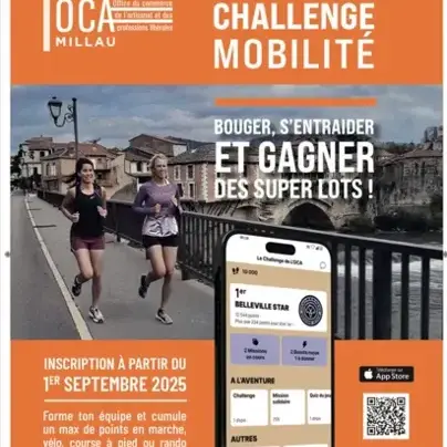 Inscriptions du 1er au 15 septembre
challenge du 16 septembre au 5 octobre