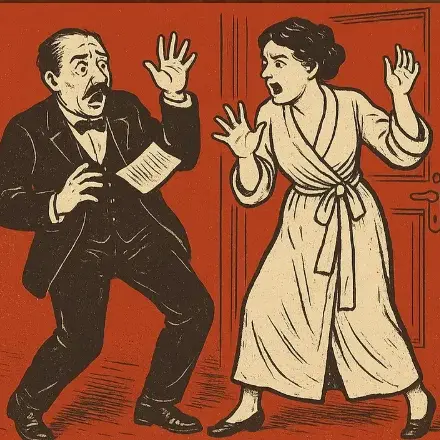 Le fracas des petites choses
ou le Vaudeville en robe de chambre
