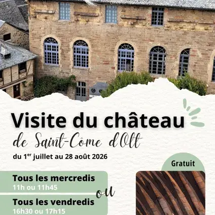 Visite guidée du château de Saint-Côme-d'Olt