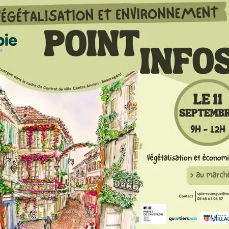 Point Infos végétalisation et environnement : économies d'énergies, 11 SEPTEMBRE