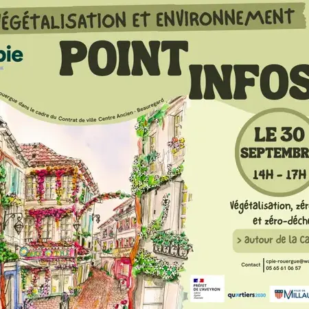 Point Infos végétalisation et environnement : zéro gaspi et zéro déchets avec le CPIE, 30/09/2026