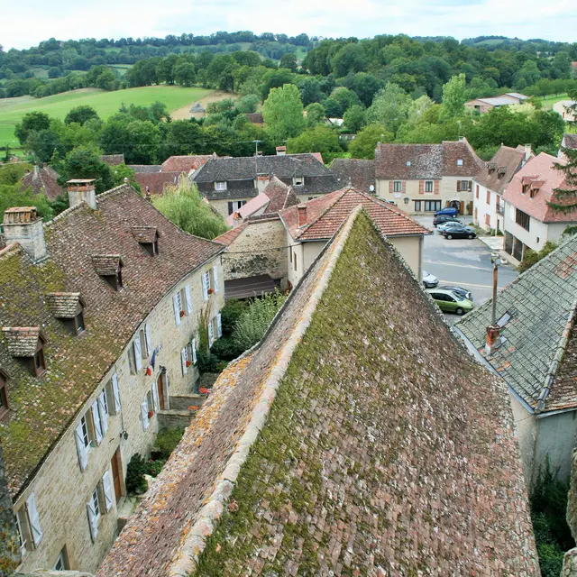 Thégra_Bourg depuis clocher 2014.JPG