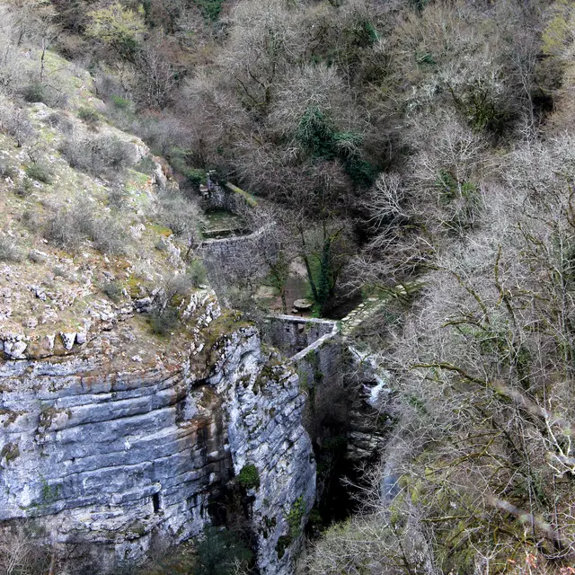 Le moulin du Saut dans le canyon, vue actuelle ©Département du Lot.jpg