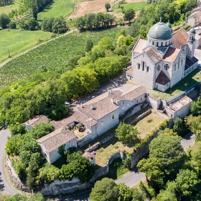 Vue aérienne de Castelnau-Montratier en Quercy Blanc © Lot Tourisme - C. Novello 170803-153626.jpg