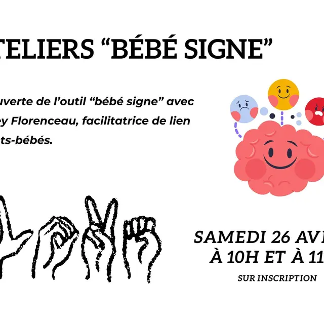 Ateliers Bébé signe