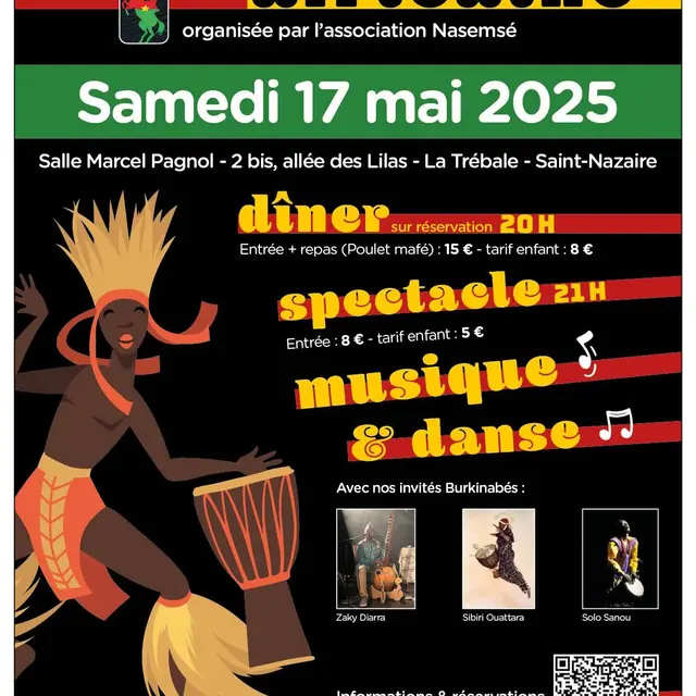 Affiche de la soirée
