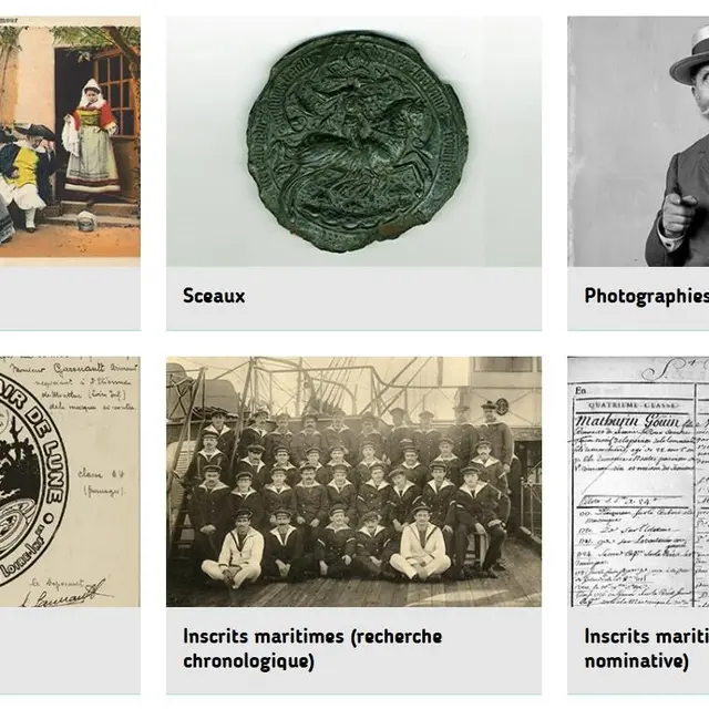 Extrait du catalogue fonds numérisés en ligne