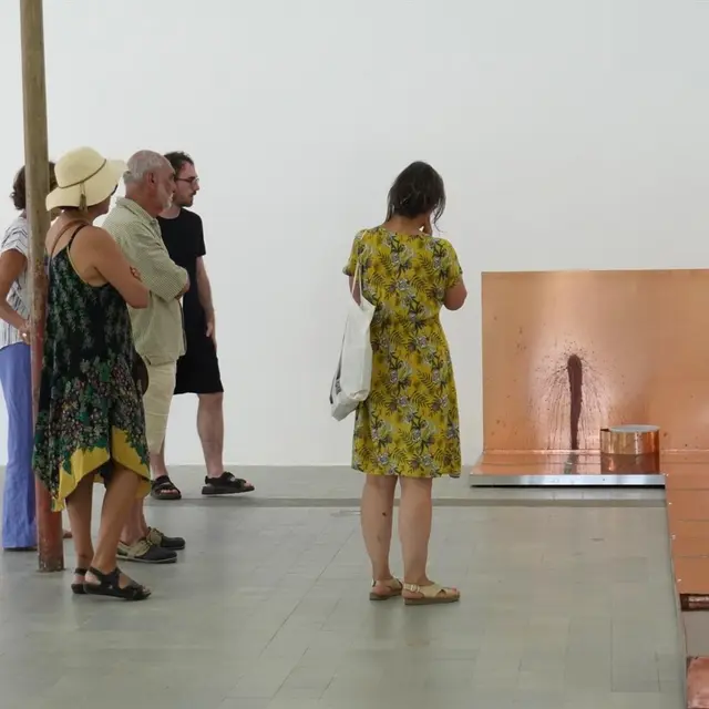 Visite du samedi de l'exposition de Lou Masduraud, 2025