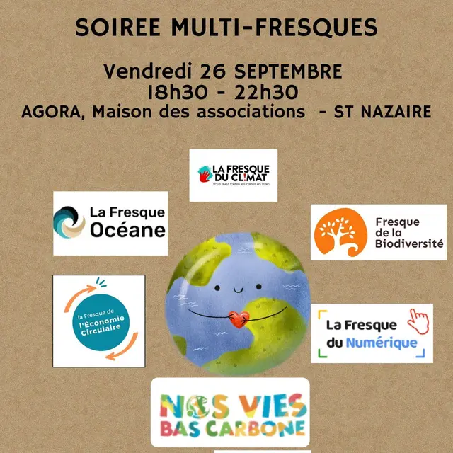 affiche soirée multi-fresques 26 septembre 2025