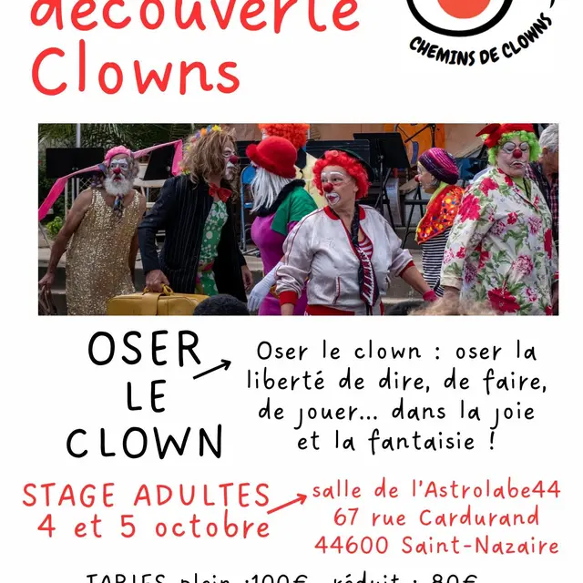Stage Découverte du Clown
