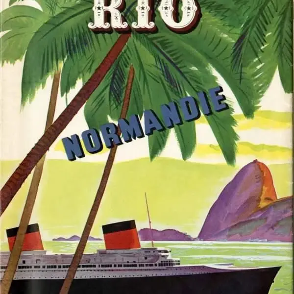 Brochure de la croisière Whitcomb pour Rio - Normandie