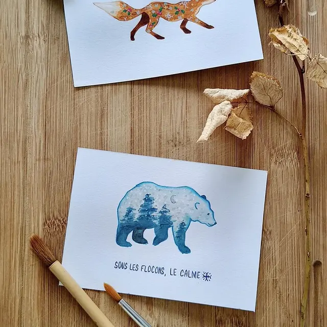 Illustrations réalisées pour Noël