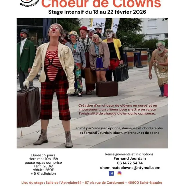 Stage chœur de clowns