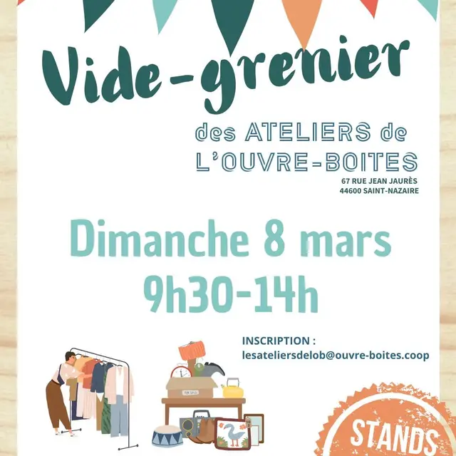 Vide-grenier Ateliers de l'Ouvre-Boîtes