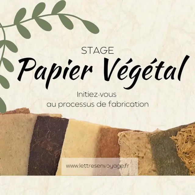 Affiche Stage Papier végétal
