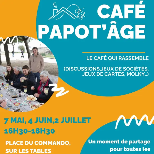 Affiche Café papotage