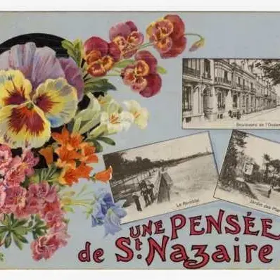 Carte postale souvenir de Saint-Nazaire