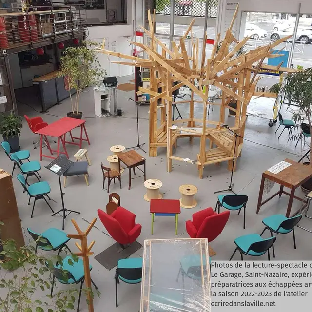 Atelier Ecrire Dans La Ville, 2023, avec le CabanArbre