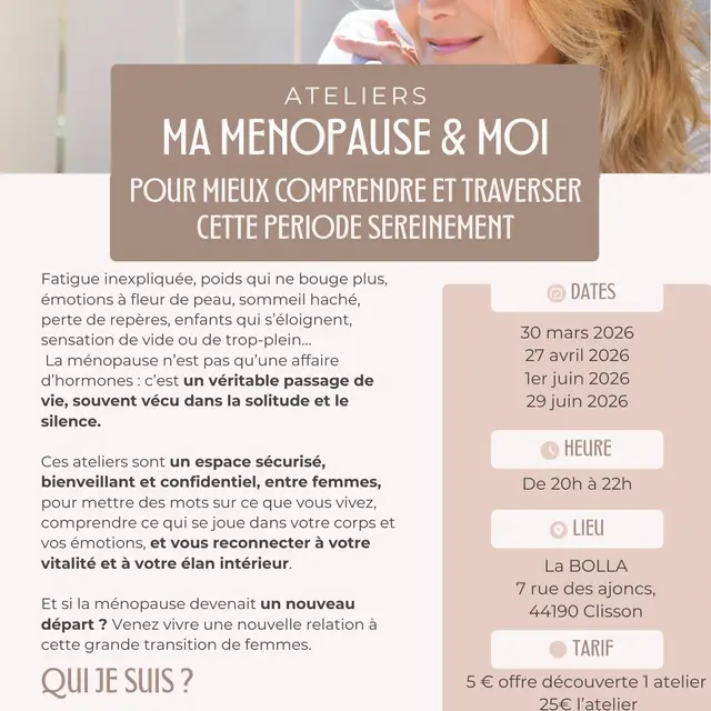Ateliers Ma Ménopause & Moi
