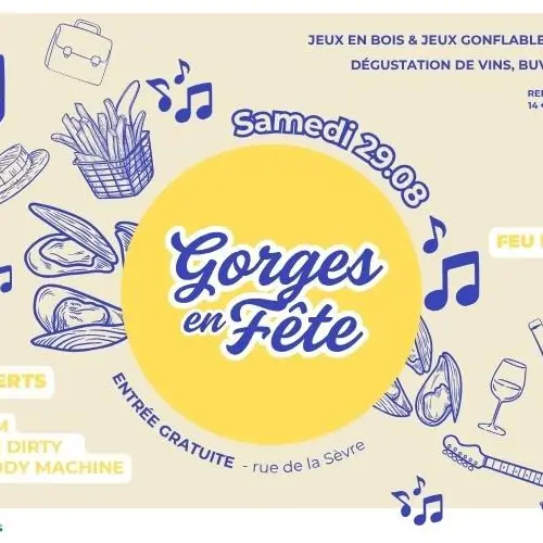 Gorges en fête - affiche