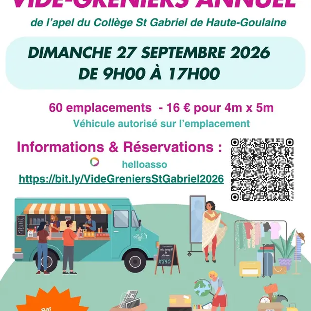 Vide Grenier Haute-Goulaine 27/09/2026