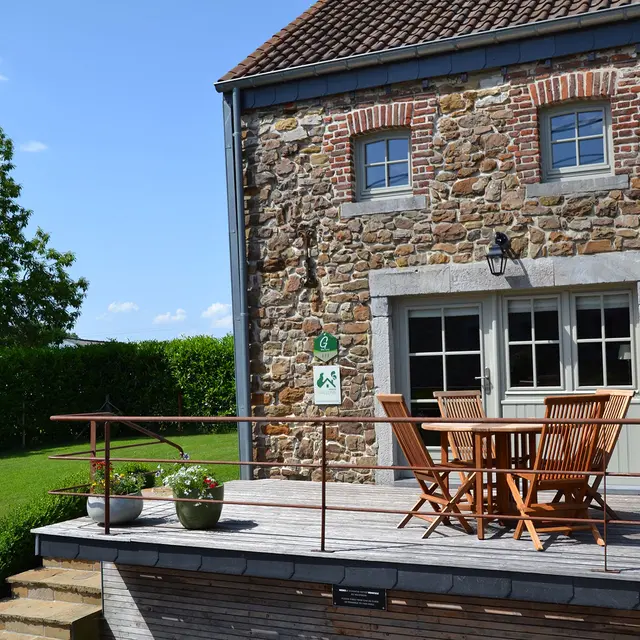 Les Houx de Mathieu - Clermont s/Huy - Terrasse